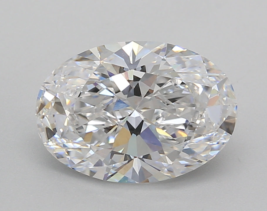 2.50 Carat Oval Shaped, Excellent Cut, D Color, VS1 Clarity, IGI Certified Lab Grown Diamond