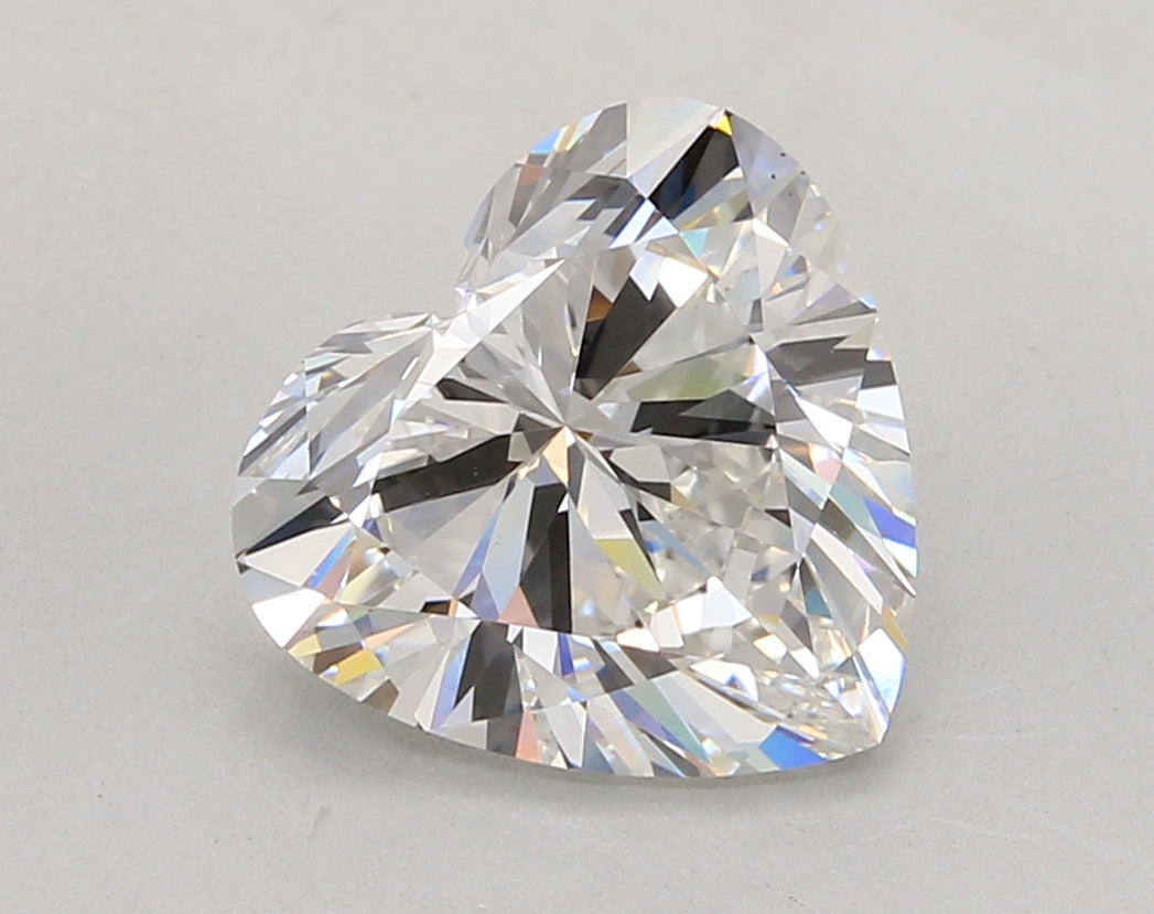4.06 Carat Heart Shaped, Ideal Cut, E Color, VVS2 Clarity, IGI Certified Lab Grown Diamond
