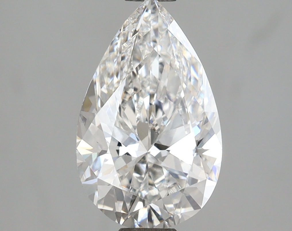 2.09 Carat Pear Shaped, Ideal Cut, D Color, VVS2 Clarity, IGI Certified Lab Grown Diamond