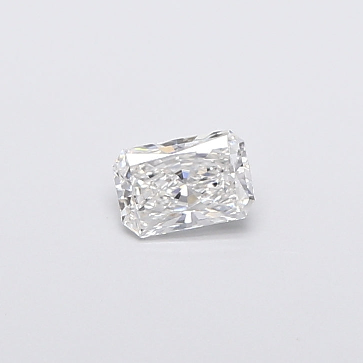 0.56 Carat Radiant Shaped, Very Good Cut, E Color, VVS1 Clarity, IGI Certified Lab Grown Diamond