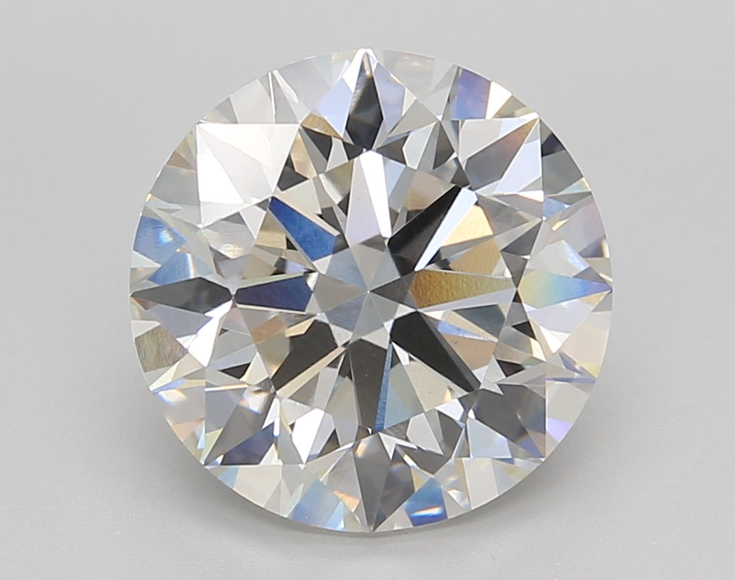 4.22 Carat Round Shaped, Ideal Cut, H Color, VVS2 Clarity, IGI Certified Lab Grown Diamond
