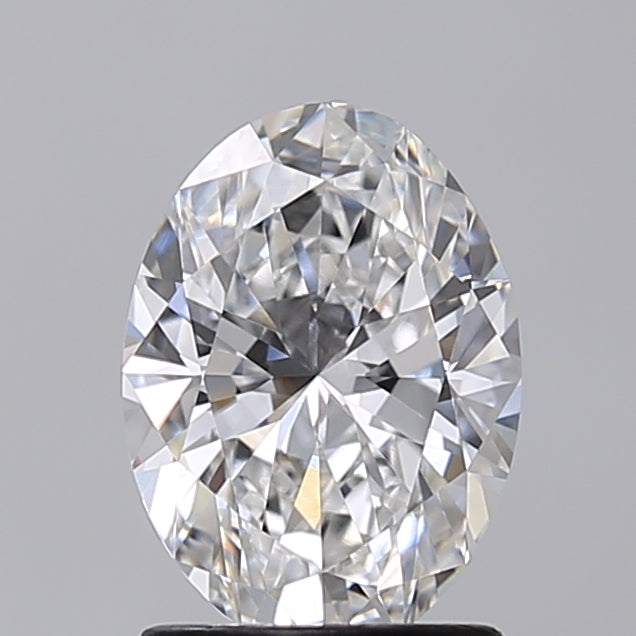 1.50 Carat Oval Shaped, Excellent Cut, F Color, VVS2 Clarity, IGI Certified Lab Grown Diamond