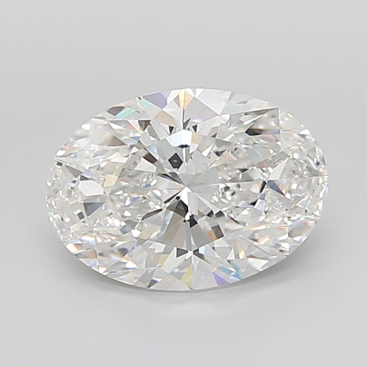 7.06 Carat Oval Shaped, Ideal Cut, E Color, VVS2 Clarity, IGI Certified Lab Grown Diamond