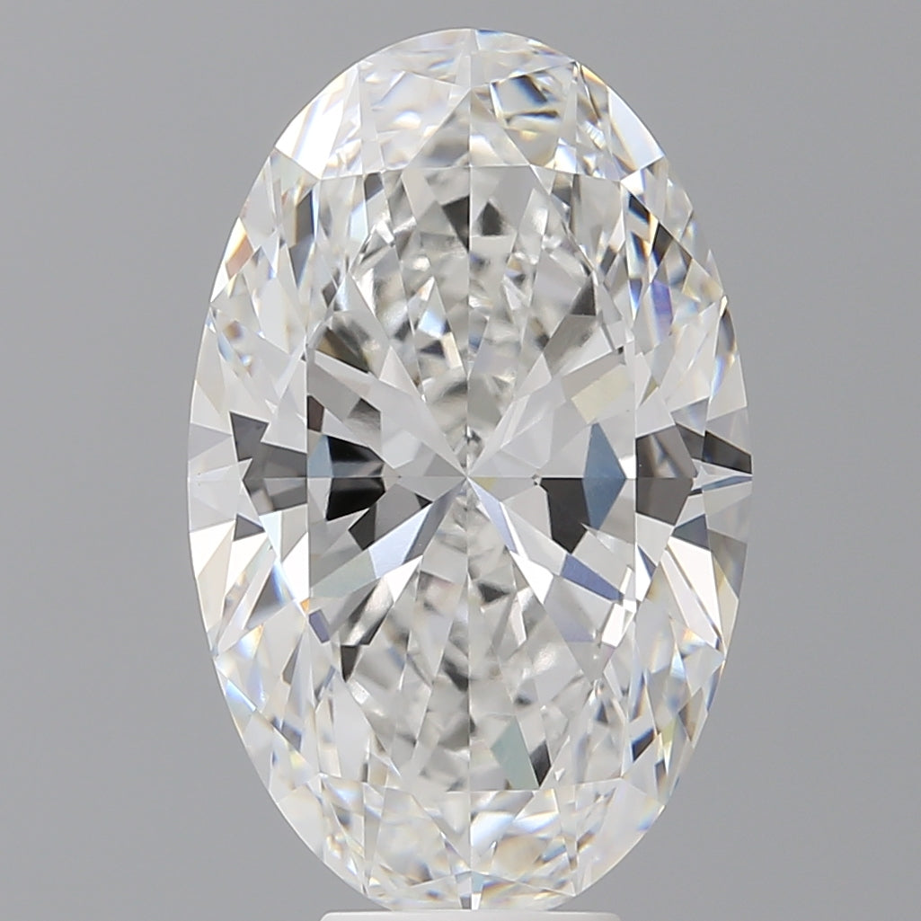 8.09 Carat Oval Shaped, Ideal Cut, E Color, VVS2 Clarity, IGI Certified Lab Grown Diamond
