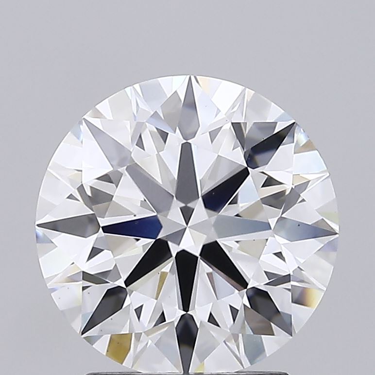 2.55 Carat Round Shaped, Ideal Cut, E Color, VS2 Clarity, IGI Certified Lab Grown Diamond