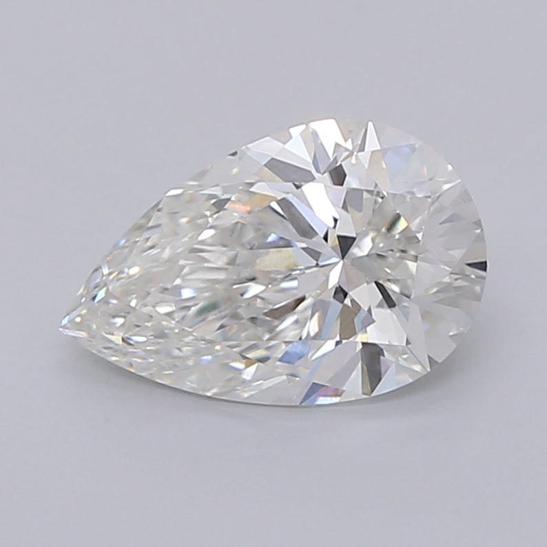 2.02 Carat Pear Shaped, Ideal Cut, F Color, VVS2 Clarity, IGI Certified Lab Grown Diamond