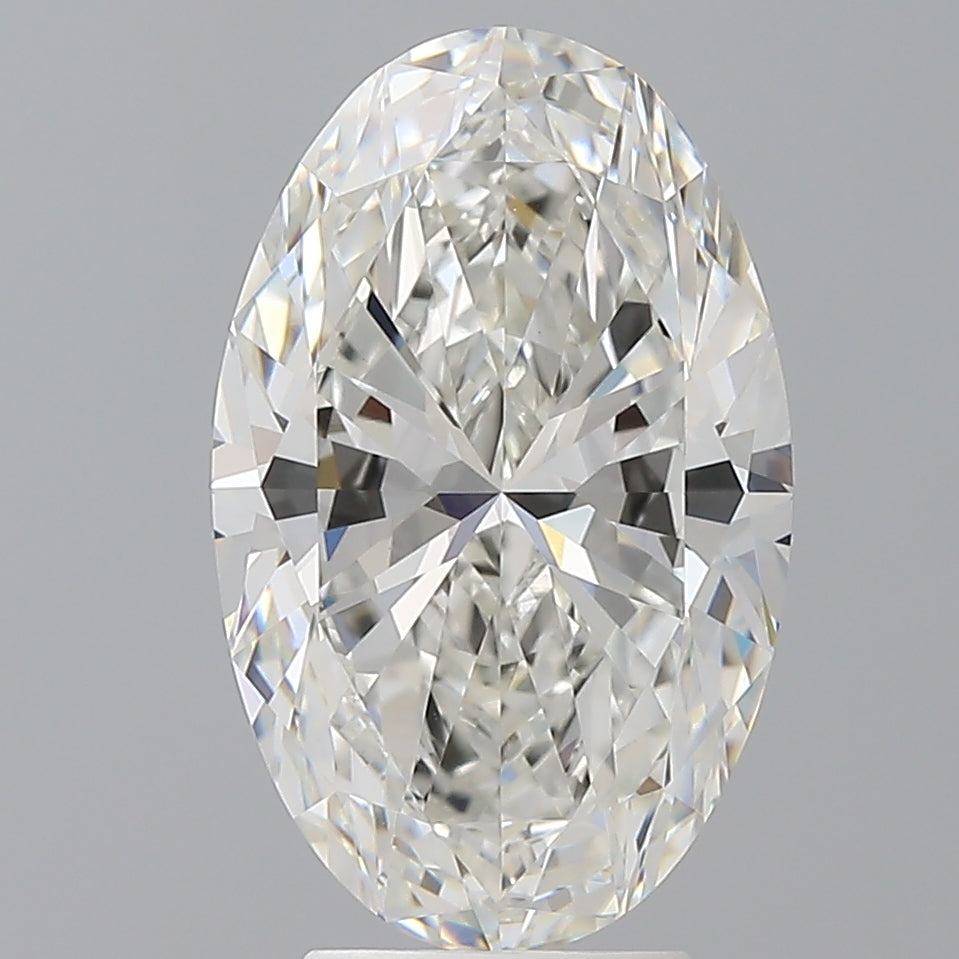 4.54 Carat Oval Shaped, Excellent Cut, F Color, VVS2 Clarity, IGI Certified Lab Grown Diamond