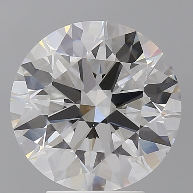4.10 Carat Round Shaped, Ideal Cut, E Color, VVS2 Clarity, IGI Certified Lab Grown Diamond