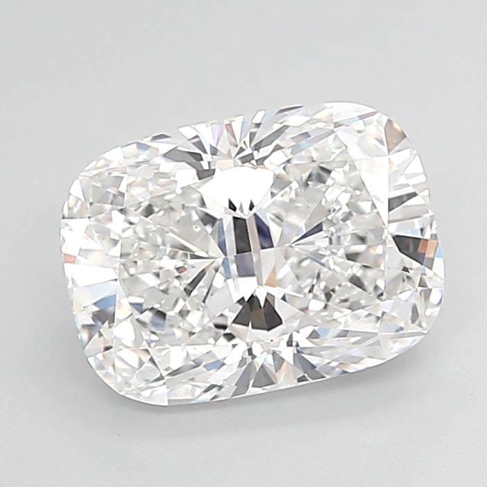 4.09 Carat Cushion Shaped, Ideal Cut, E Color, VVS2 Clarity, IGI Certified Lab Grown Diamond