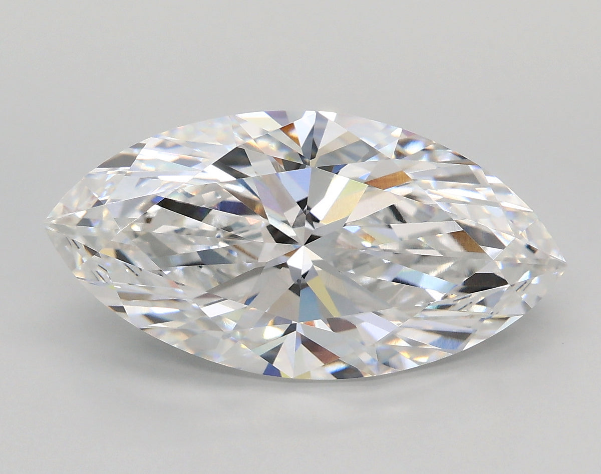 3.97 Carat Marquise Shaped, Very Good Cut, E Color, VVS1 Clarity, IGI Certified Lab Grown Diamond