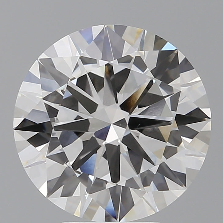 5.53 Carat Round Shaped, Excellent Cut, F Color, VVS2 Clarity, IGI Certified Lab Grown Diamond