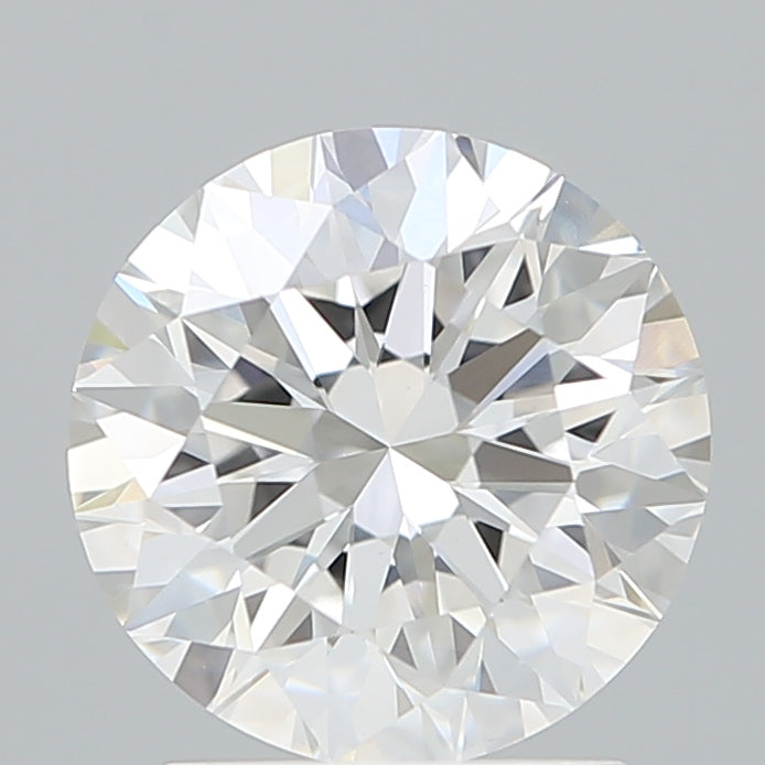 2.10 Carat Round Shaped, Excellent Cut, D Color, VVS2 Clarity, IGI Certified Lab Grown Diamond