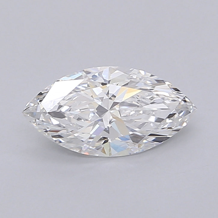 1.05 Carat Marquise Shaped, Ideal Cut, D Color, VVS2 Clarity, IGI Certified Lab Grown Diamond