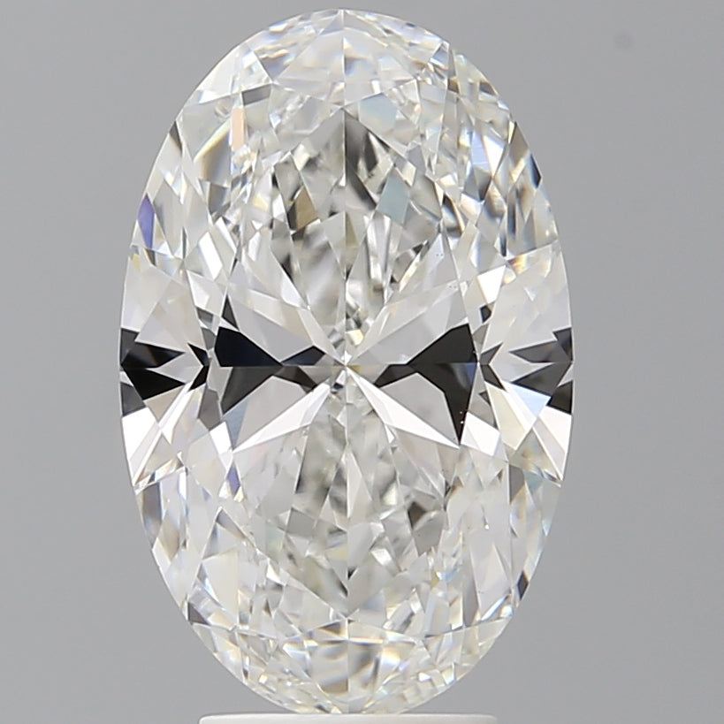 4.56 Carat Oval Shaped, Ideal Cut, F Color, VVS2 Clarity, IGI Certified Lab Grown Diamond