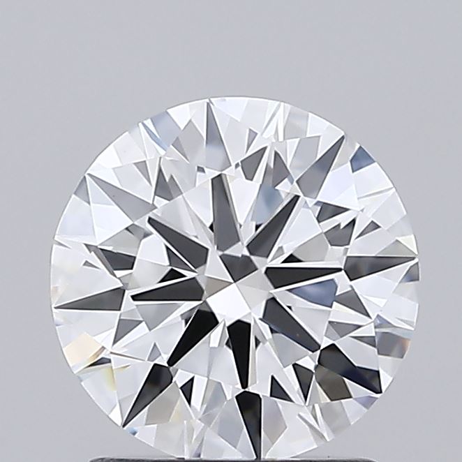 1.53 Carat Round Shaped, Ideal Cut, D Color, VVS2 Clarity, IGI Certified Lab Grown Diamond
