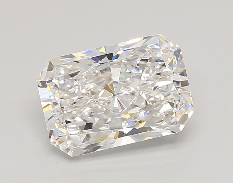 2.51 Carat Radiant Shaped, Ideal Cut, D Color, VVS2 Clarity, IGI Certified Lab Grown Diamond