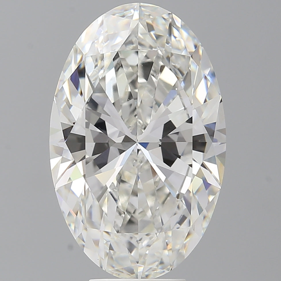 7.60 Carat Oval Shaped, Ideal Cut, F Color, VVS2 Clarity, IGI Certified Lab Grown Diamond