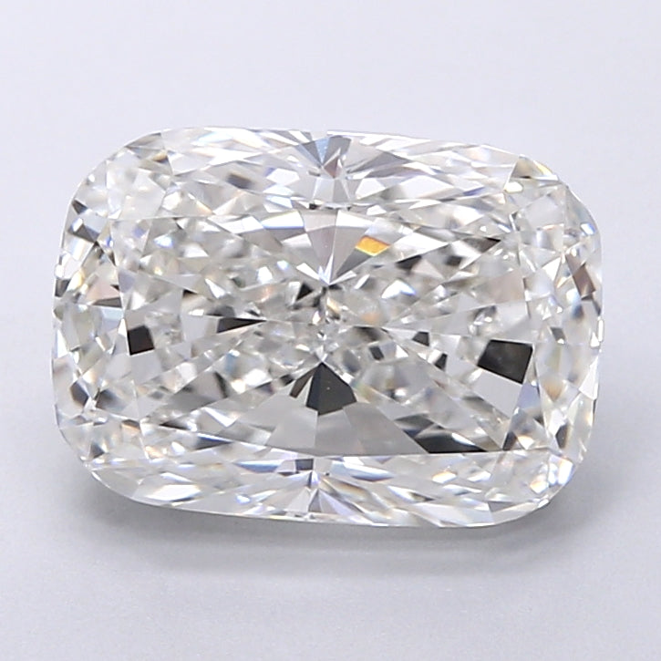 4.08 Carat Cushion Shaped, Very Good Cut, F Color, VVS2 Clarity, IGI Certified Lab Grown Diamond