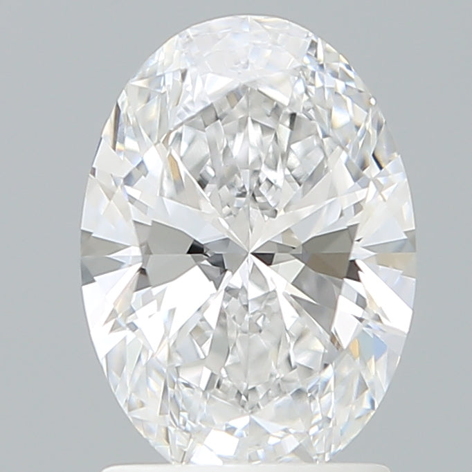 1.68 Carat Oval Shaped, Ideal Cut, D Color, VVS2 Clarity, IGI Certified Lab Grown Diamond