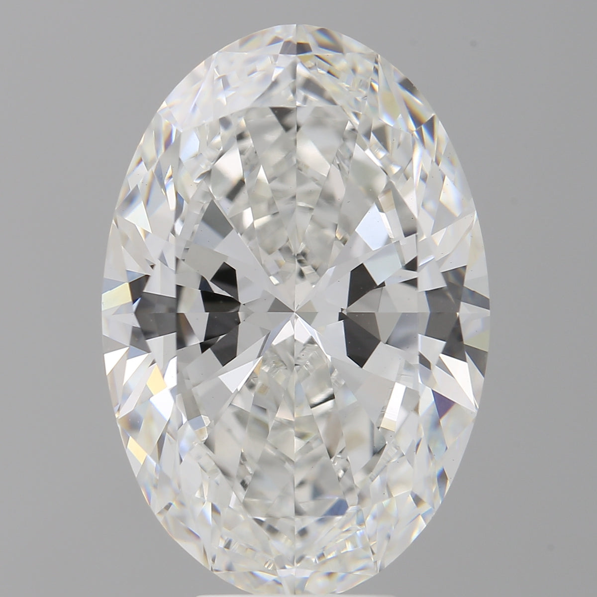 8.10 Carat Oval Shaped, Excellent Cut, F Color, VVS2 Clarity, IGI Certified Lab Grown Diamond