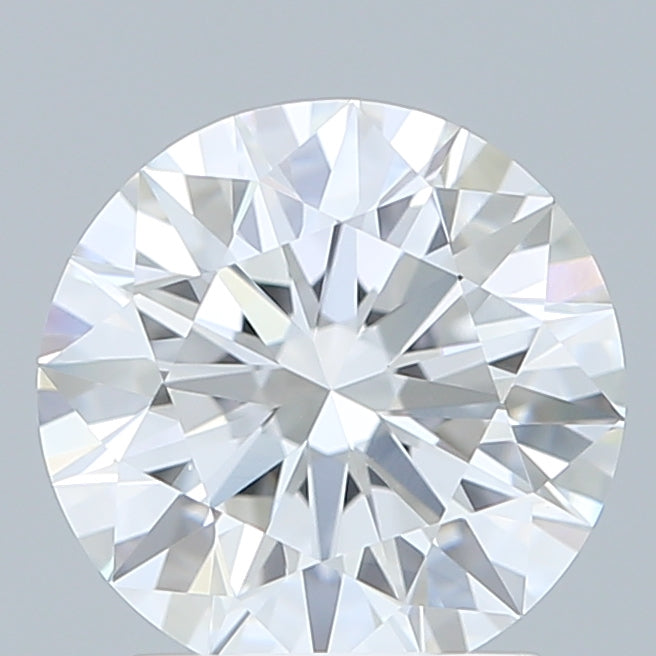 2.06 Carat Round Shaped, Ideal Cut, D Color, VVS2 Clarity, IGI Certified Lab Grown Diamond