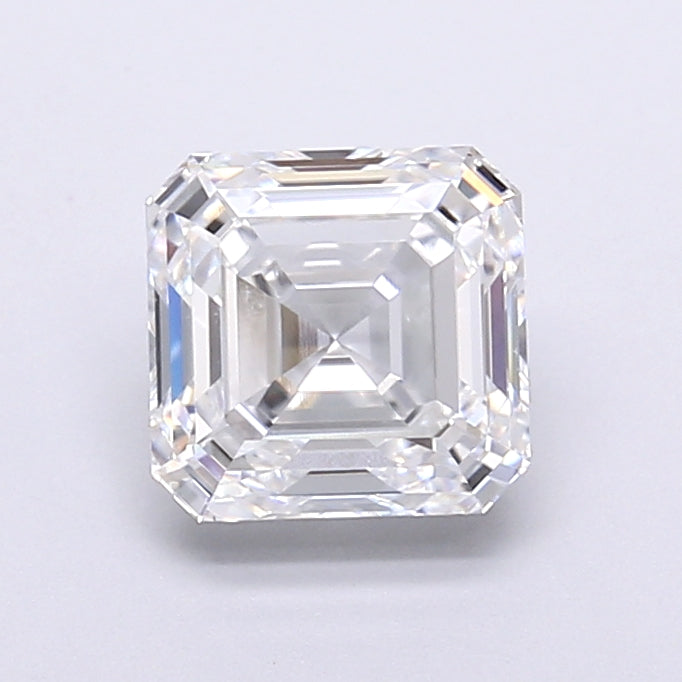 2.47 Carat Asscher Shaped, Very Good Cut, D Color, VVS1 Clarity, IGI Certified Lab Grown Diamond
