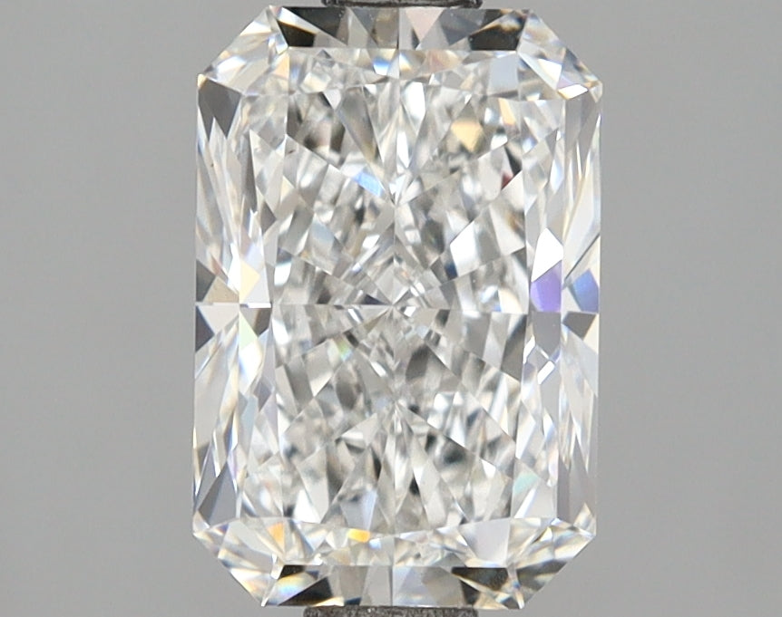 2.60 Carat Radiant Shaped, Ideal Cut, E Color, VVS2 Clarity, IGI Certified Lab Grown Diamond