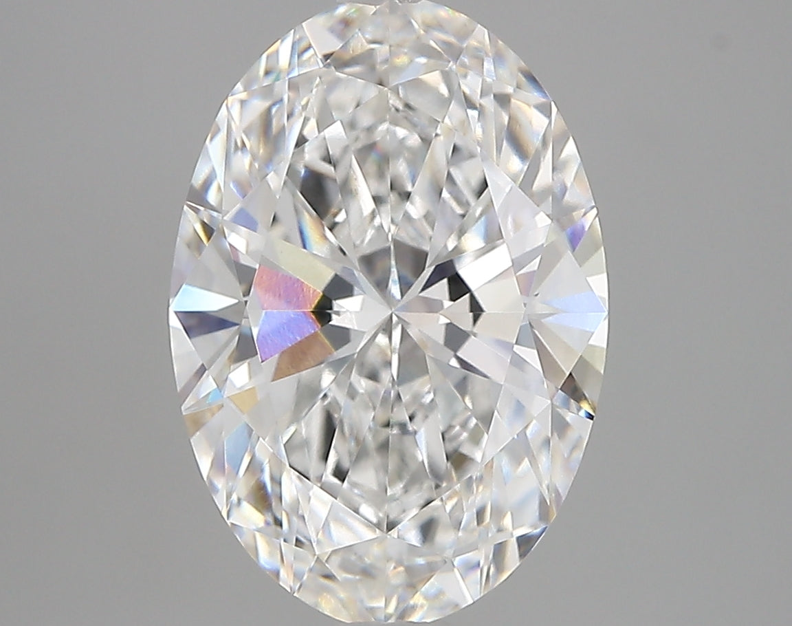 4.00 Carat Oval Shaped, Very Good Cut, E Color, VVS1 Clarity, IGI Certified Lab Grown Diamond