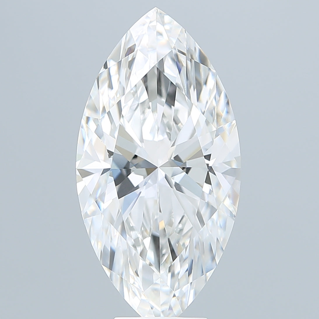 7.09 Carat Marquise Shaped, Ideal Cut, F Color, VVS2 Clarity, IGI Certified Lab Grown Diamond