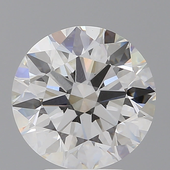 4.51 Carat Round Shaped, Excellent Cut, F Color, VVS2 Clarity, IGI Certified Lab Grown Diamond