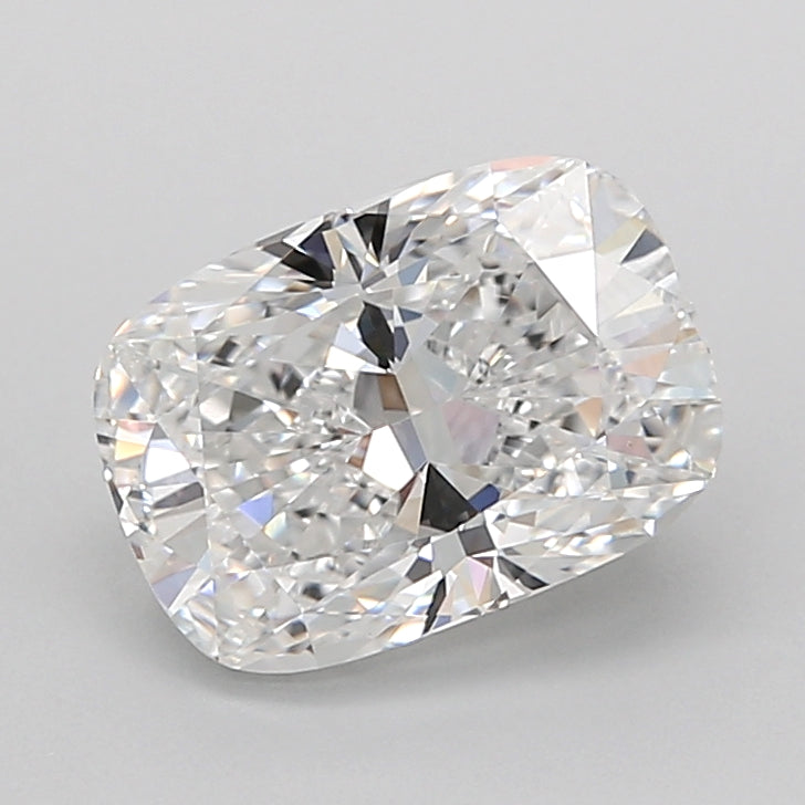2.02 Carat Cushion Shaped, Ideal Cut, D Color, VVS2 Clarity, IGI Certified Lab Grown Diamond