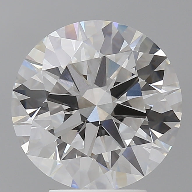 4.09 Carat Round Shaped, Ideal Cut, E Color, VVS2 Clarity, IGI Certified Lab Grown Diamond