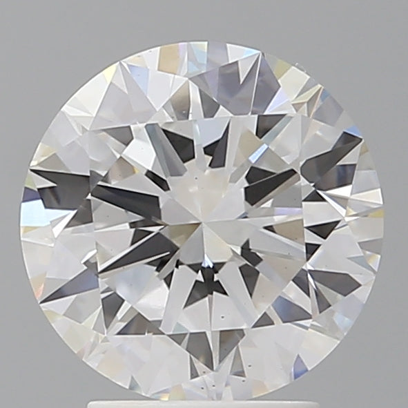 3.00 Carat Round Shaped, Excellent Cut, E Color, VS2 Clarity, IGI Certified Lab Grown Diamond