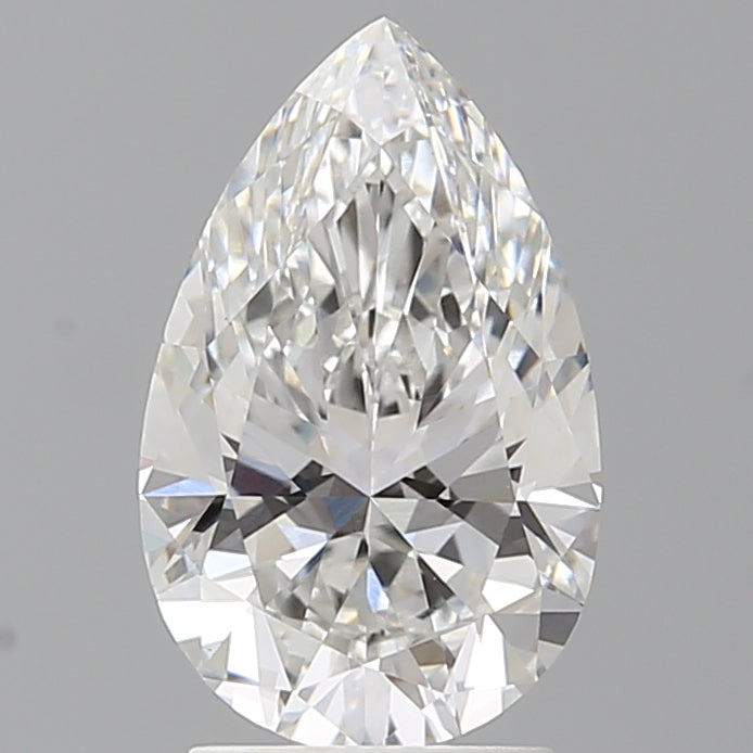 2.54 Carat Pear Shaped, Ideal Cut, E Color, VS1 Clarity, IGI Certified Lab Grown Diamond
