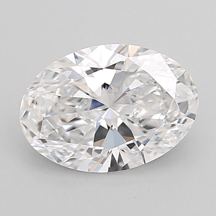 2.04 Carat Oval Shaped, Ideal Cut, D Color, VVS2 Clarity, IGI Certified Lab Grown Diamond