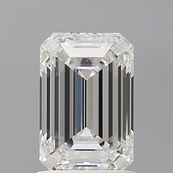 1.60 Carat Emerald Shaped, Ideal Cut, D Color, VVS2 Clarity, IGI Certified Lab Grown Diamond