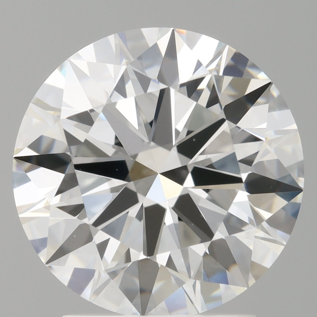 2.58 Carat Round Shaped, Ideal Cut, E Color, VVS2 Clarity, IGI Certified Lab Grown Diamond