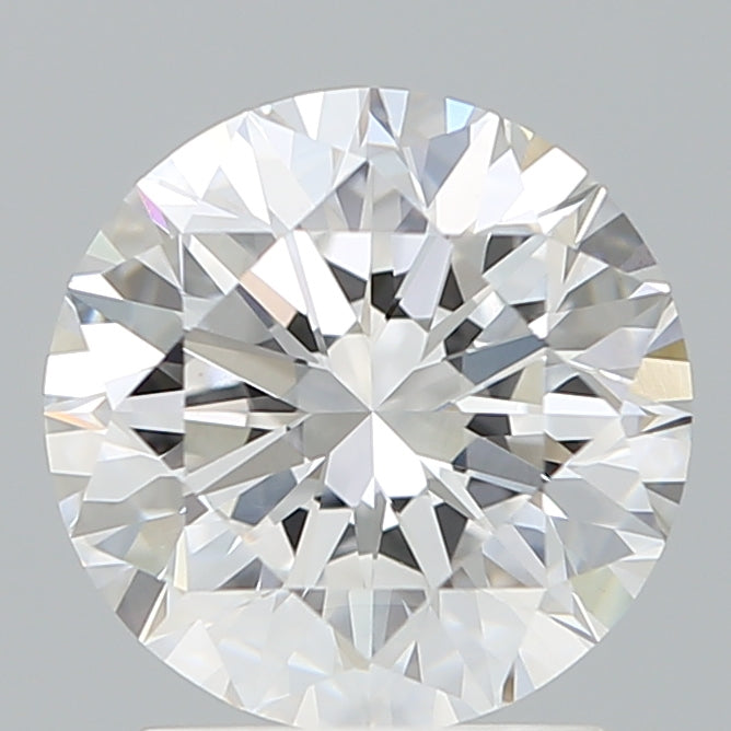 2.17 Carat Round Shaped, Excellent Cut, D Color, VVS2 Clarity, IGI Certified Lab Grown Diamond
