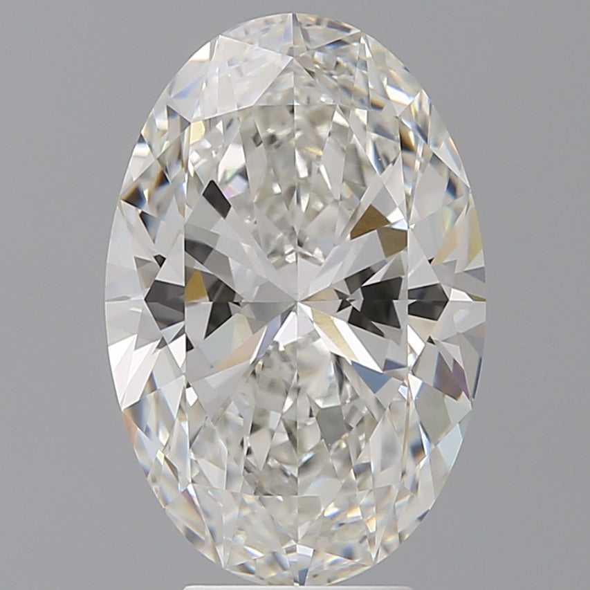 5.56 Carat Oval Shaped, Ideal Cut, F Color, VVS2 Clarity, IGI Certified Lab Grown Diamond