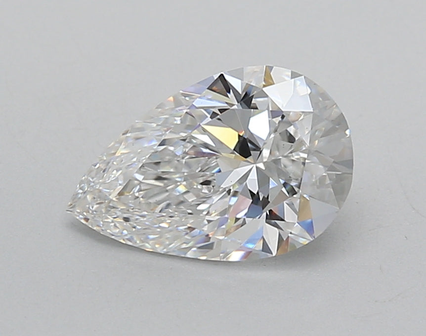 1.27 Carat Pear Shaped, Excellent Cut, D Color, VS1 Clarity, IGI Certified Lab Grown Diamond