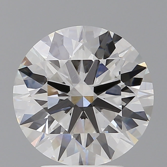 3.59 Carat Round Shaped, Ideal Cut, F Color, VVS2 Clarity, IGI Certified Lab Grown Diamond