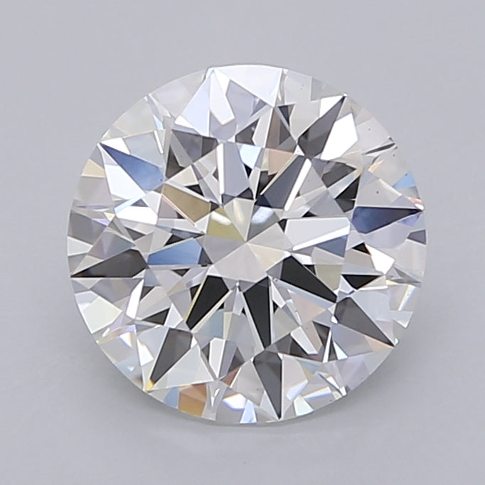 2.53 Carat Round Shaped, Ideal Cut, D Color, VS1 Clarity, IGI Certified Lab Grown Diamond