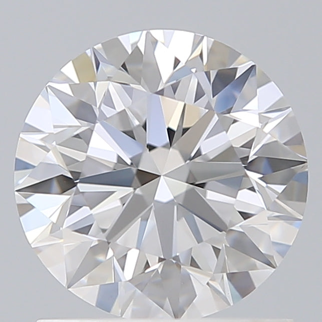 1.24 Carat Round Shaped, Excellent Cut, D Color, VVS2 Clarity, IGI Certified Lab Grown Diamond