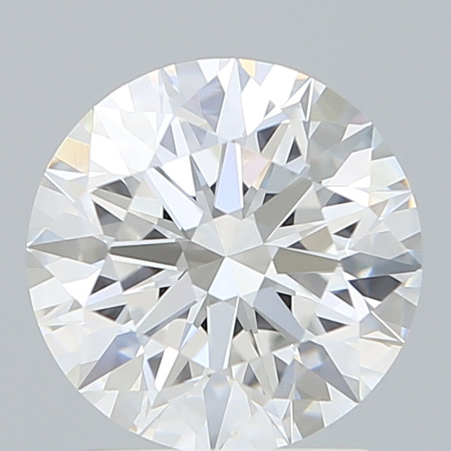 2.10 Carat Round Shaped, Excellent Cut, D Color, VVS2 Clarity, IGI Certified Lab Grown Diamond