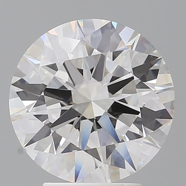 3.59 Carat Round Shaped, Excellent Cut, F Color, VVS2 Clarity, IGI Certified Lab Grown Diamond