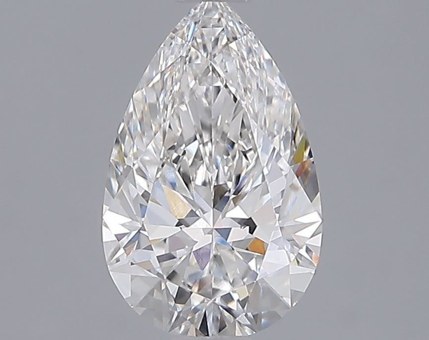 1.52 Carat Pear Shaped, Ideal Cut, F Color, VVS2 Clarity, IGI Certified Lab Grown Diamond