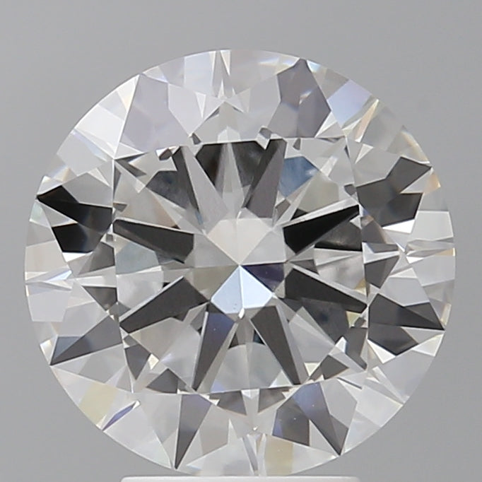 4.50 Carat Round Shaped, Excellent Cut, F Color, VVS2 Clarity, IGI Certified Lab Grown Diamond