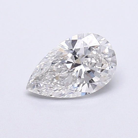 0.53 Carat Pear Shaped, Very Good Cut, E Color, VS1 Clarity, IGI Certified Lab Grown Diamond