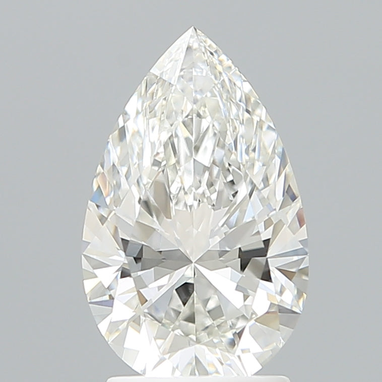 2.27 Carat Pear Shaped, Ideal Cut, F Color, VVS1 Clarity, IGI Certified Lab Grown Diamond