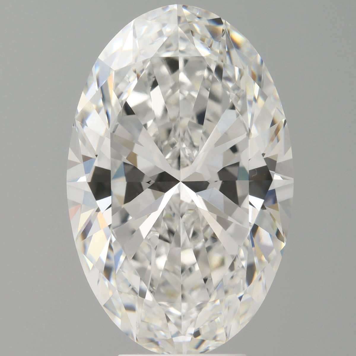 7.08 Carat Oval Shaped, Ideal Cut, E Color, VVS2 Clarity, IGI Certified Lab Grown Diamond